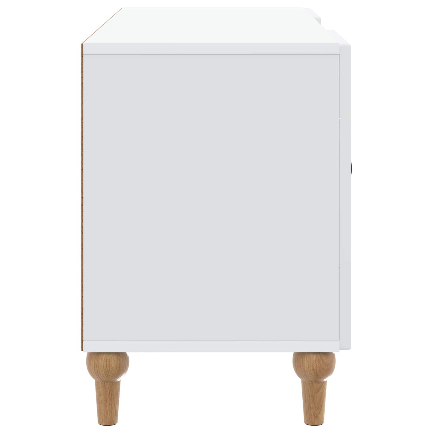 TV szekrény Fehér 102 x 34,5 x 50 cm Szerelt Fa