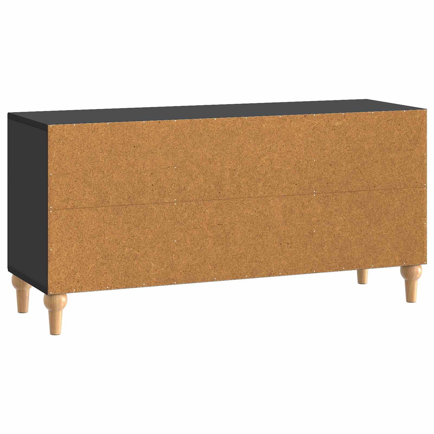 TV szekrény Fekete 102 x 34,5 x 50 cm Szerelt Fa