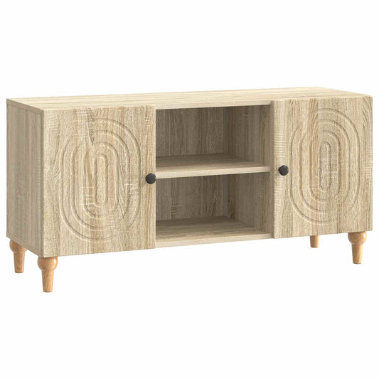 TV szekrény Sonoma Tölgy 102 x 34,5 x 50 cm Szerelt Fa