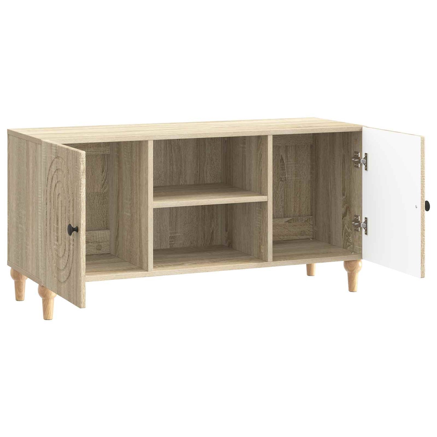 TV szekrény Sonoma Tölgy 102 x 34,5 x 50 cm Szerelt Fa