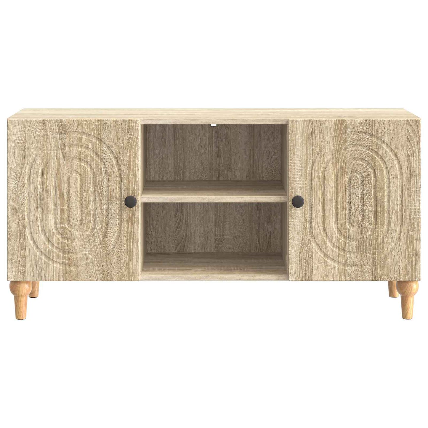 TV szekrény Sonoma Tölgy 102 x 34,5 x 50 cm Szerelt Fa