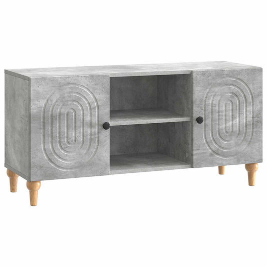 TV szekrény Betonszürke 102 x 34,5 x 50 cm Szerelt Fa