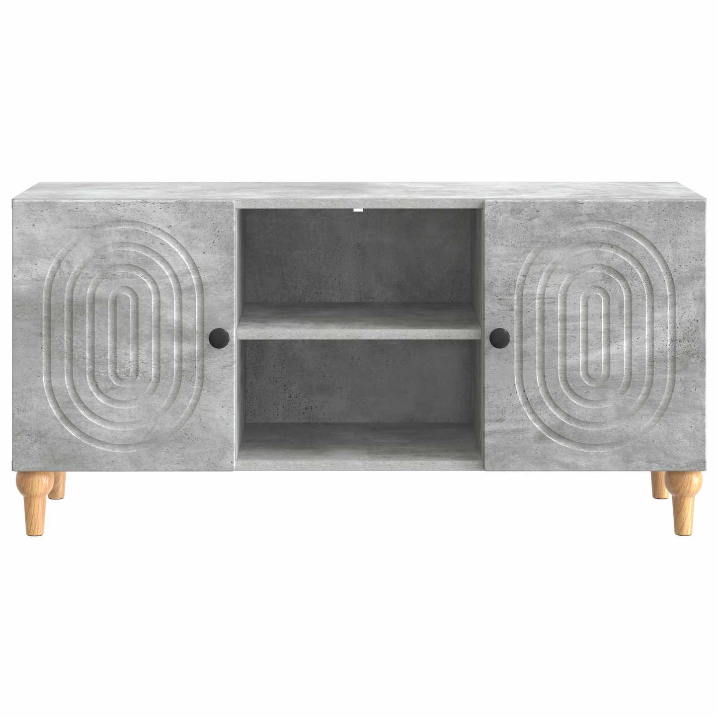TV szekrény Betonszürke 102 x 34,5 x 50 cm Szerelt Fa