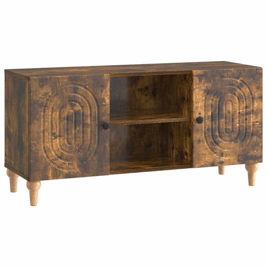 TV szekrény Füstös Tölgy 102 x 34,5 x 50 cm Szerelt Fa