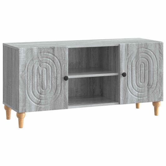 TV szekrény Szürke Sonoma 102 x 34,5 x 50 cm Szerelt Fa