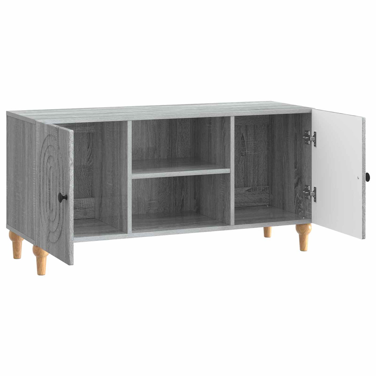 TV szekrény Szürke Sonoma 102 x 34,5 x 50 cm Szerelt Fa