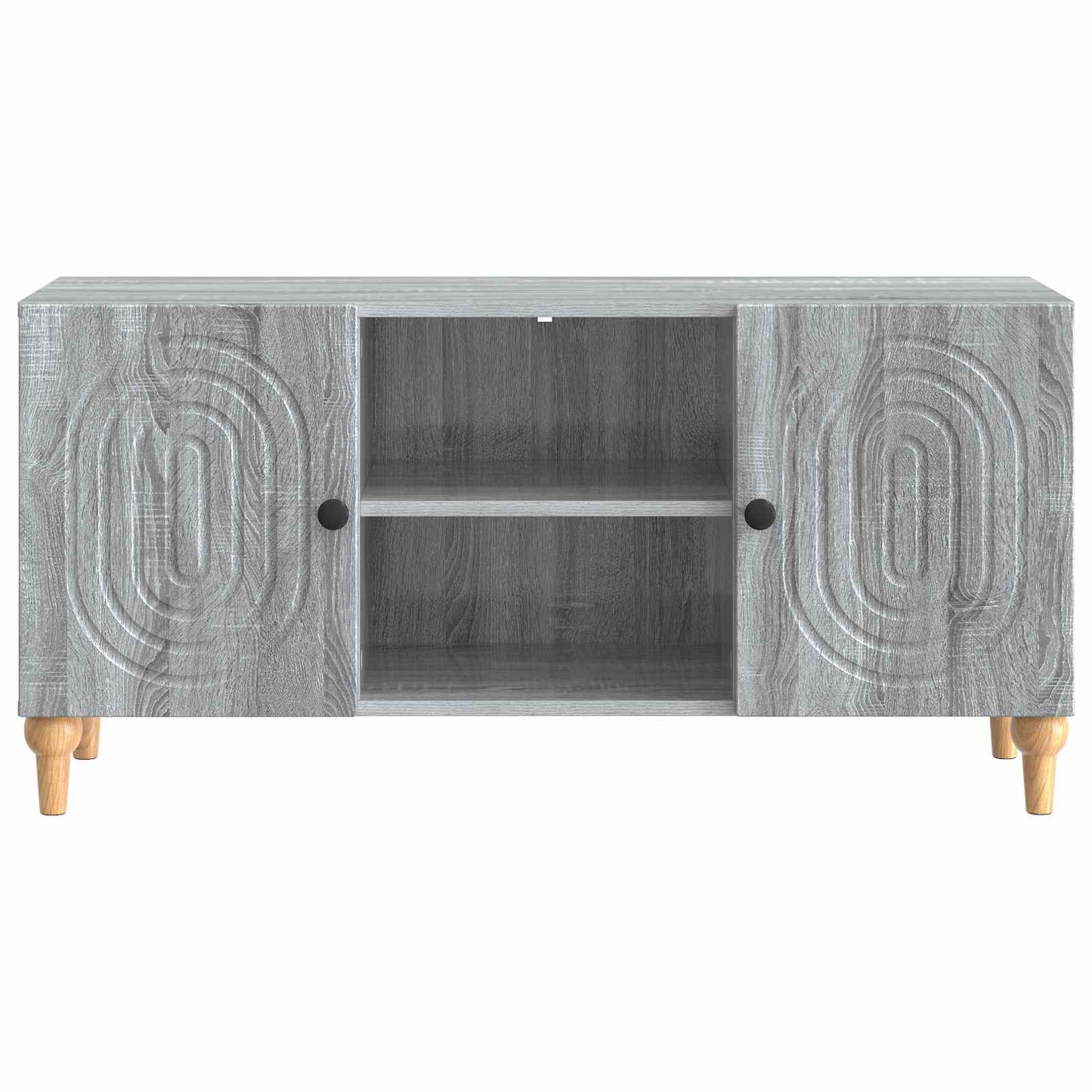 TV szekrény Szürke Sonoma 102 x 34,5 x 50 cm Szerelt Fa