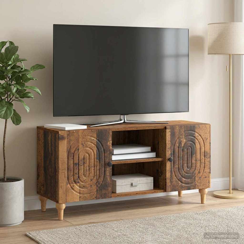 TV szekrény Antik Fa 102 x 34,5 x 50 cm Szerelt Fa