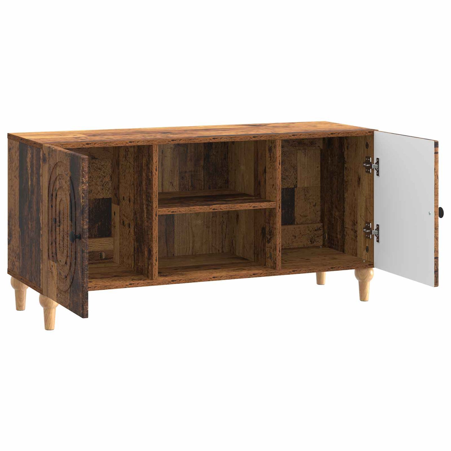 TV szekrény Antik Fa 102 x 34,5 x 50 cm Szerelt Fa