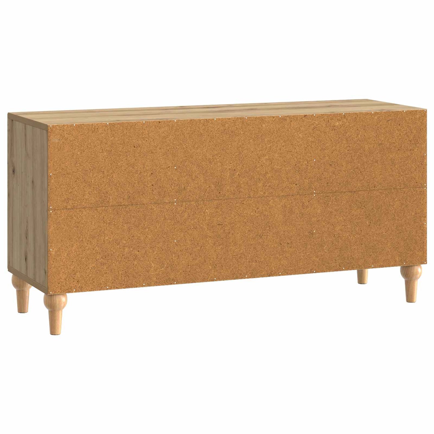 TV szekrény 102 x 34,5 x 50 cm Kézműves Tölgy Szerelt Fa