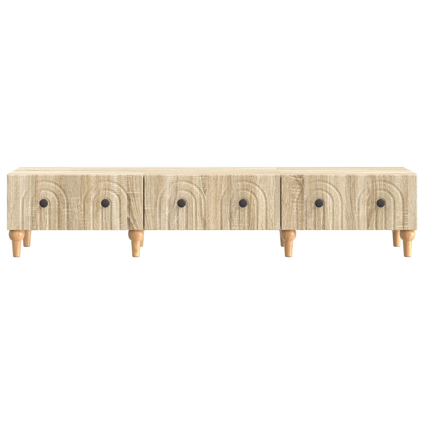 TV szekrény fiókkal Sonoma Tölgy 147 x 34,5 x 30 cm Szerelt Fa