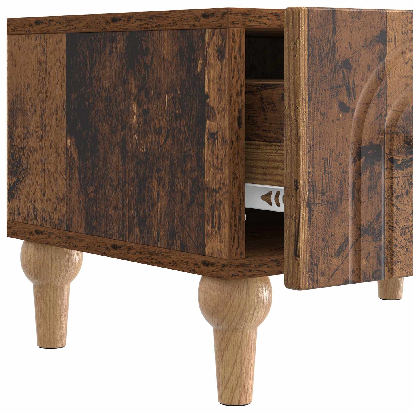 TV szekrény fiókkal Antik Fa 147 x 34,5 x 30 cm Szerelt Fa