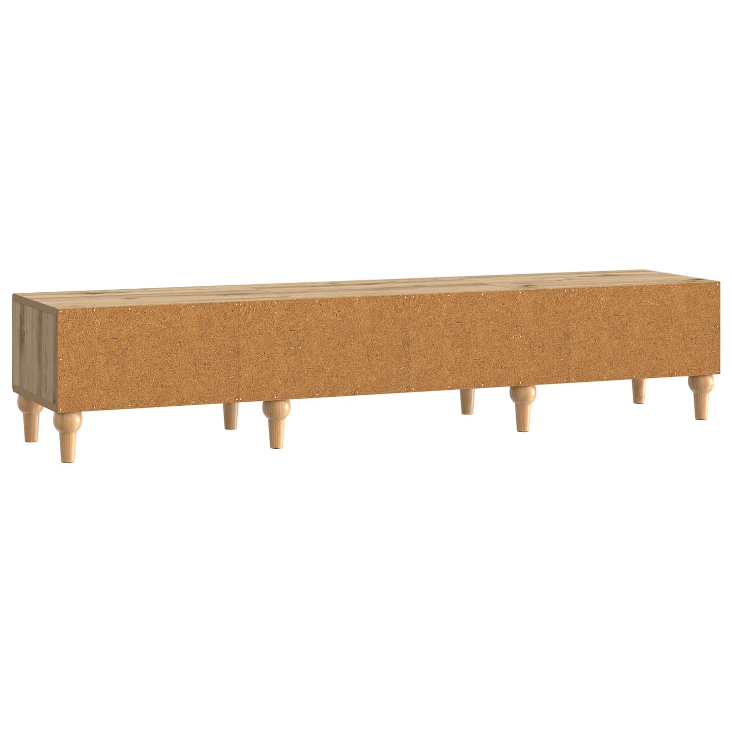 TV szekrény 147 x 34,5 x 30 cm Kézműves Tölgy Szerelt Fa