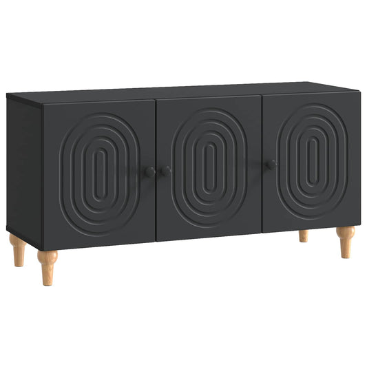 TV szekrény Fekete 99 x 34,5 x 50 cm Szerelt Fa