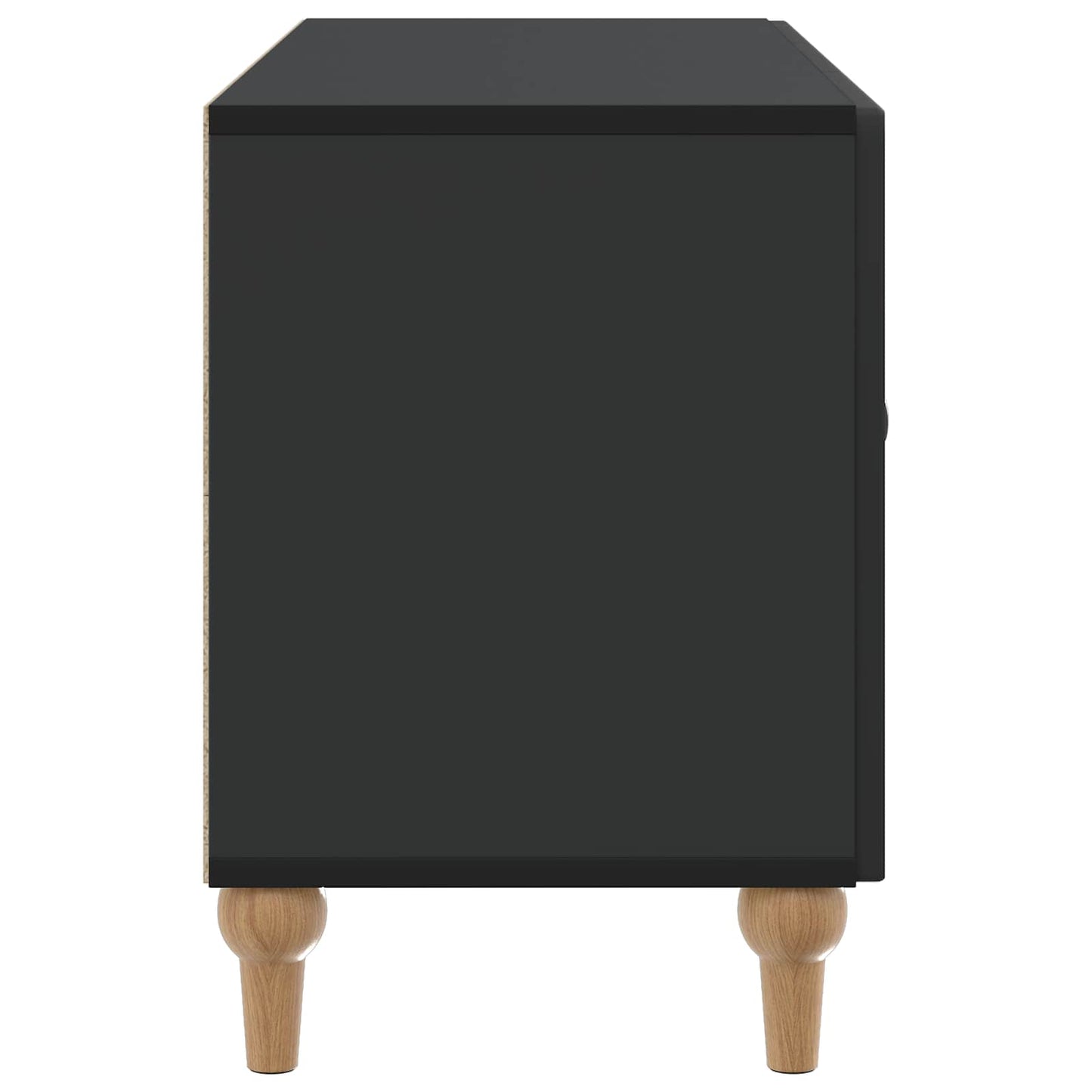 TV szekrény Fekete 99 x 34,5 x 50 cm Szerelt Fa