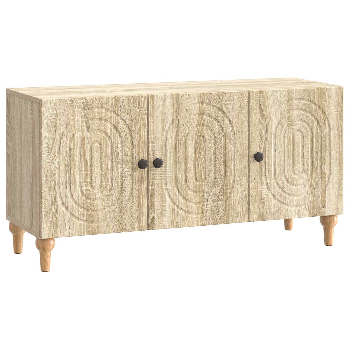 TV szekrény Sonoma Tölgy 99 x 34,5 x 50 cm Szerelt Fa