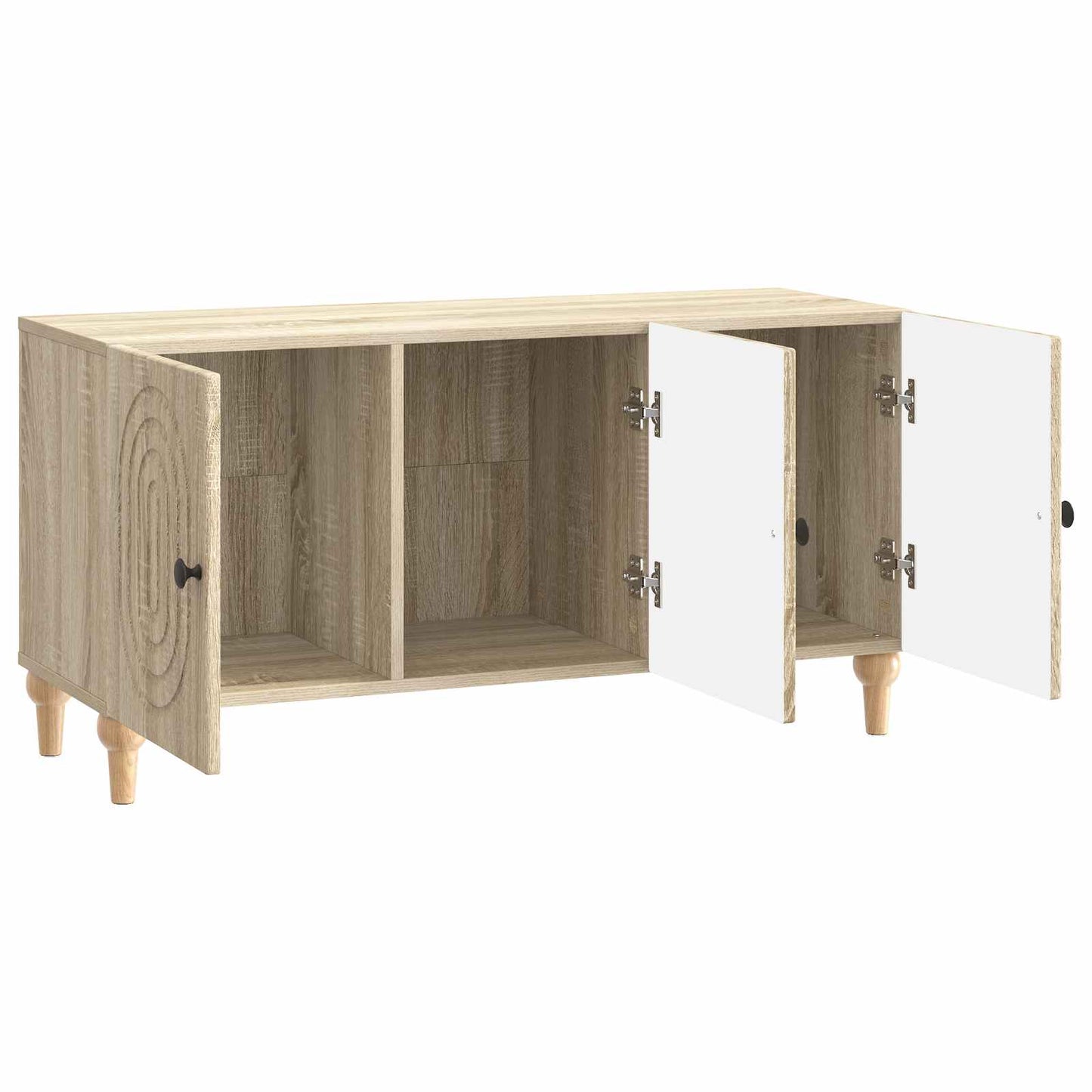 TV szekrény Sonoma Tölgy 99 x 34,5 x 50 cm Szerelt Fa