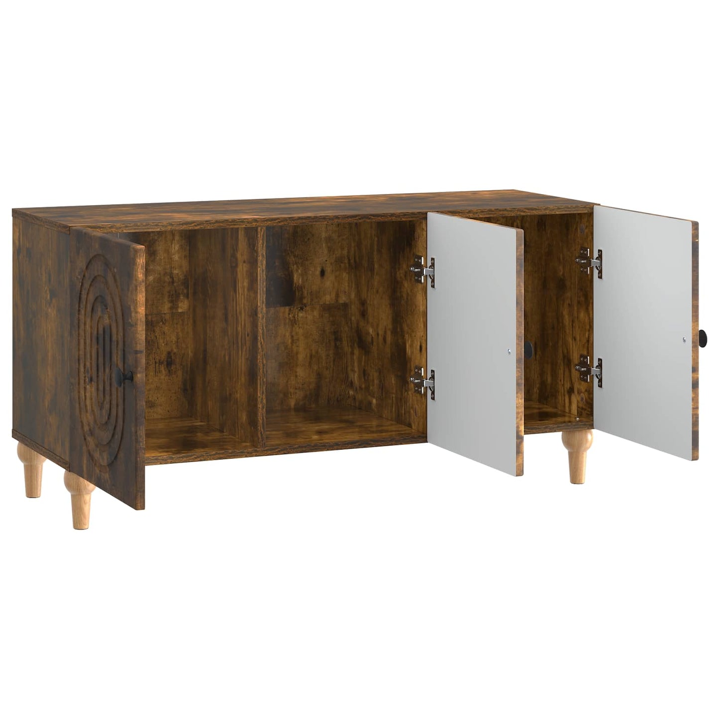 TV szekrény Füstös Tölgy 99 x 34,5 x 50 cm Szerelt Fa