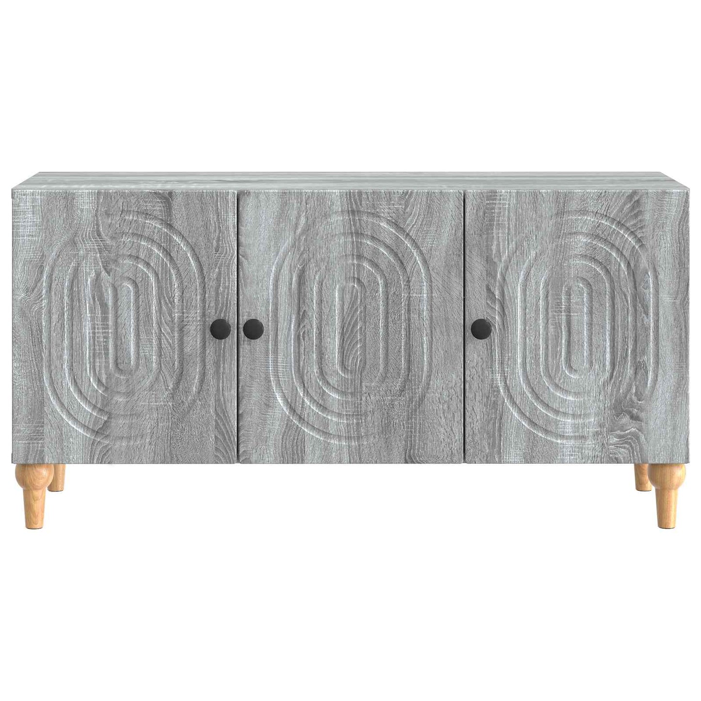 TV szekrény Szürke Sonoma 99 x 34,5 x 50 cm Szerelt Fa