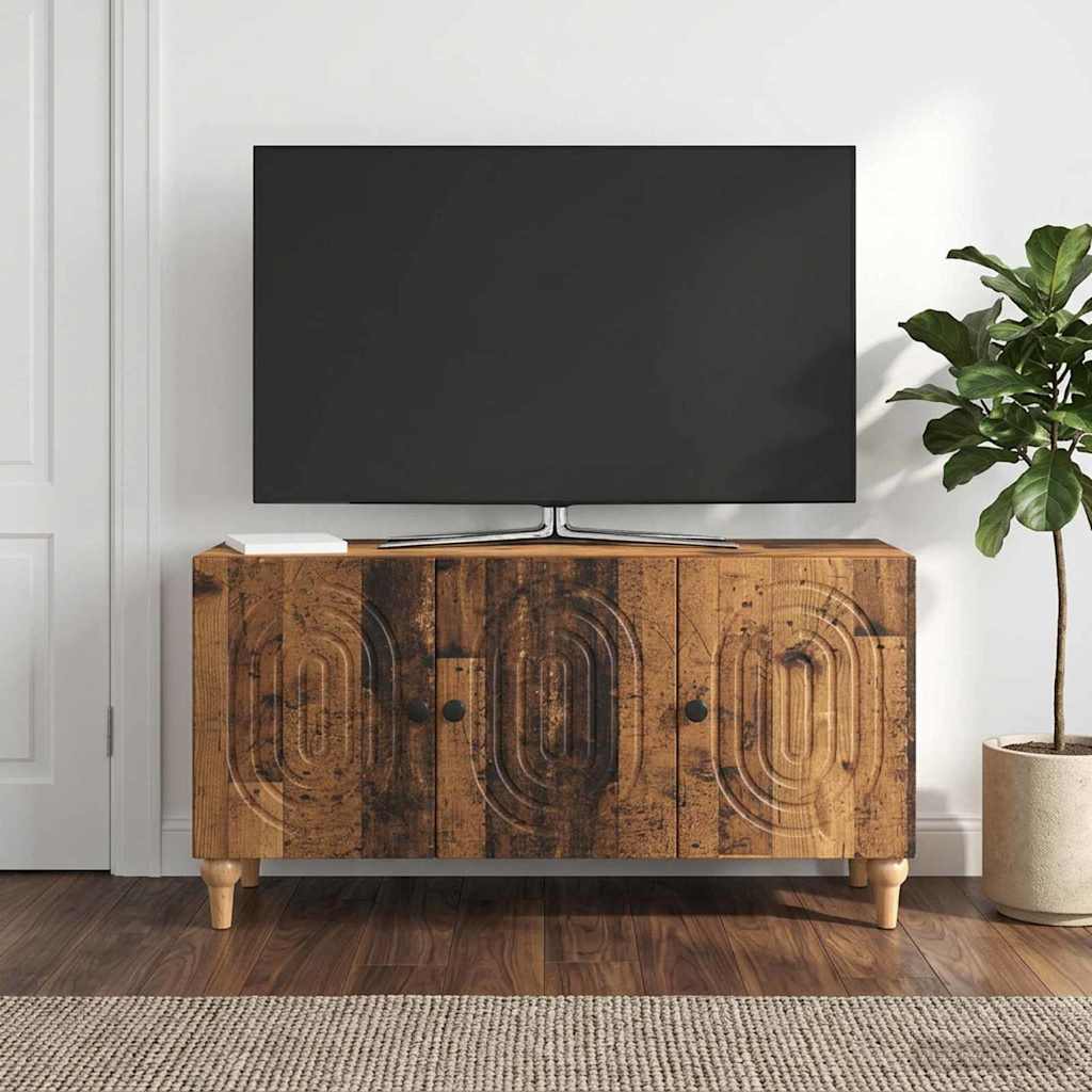 TV szekrény Antik Fa 99 x 34,5 x 50 cm Szerelt Fa