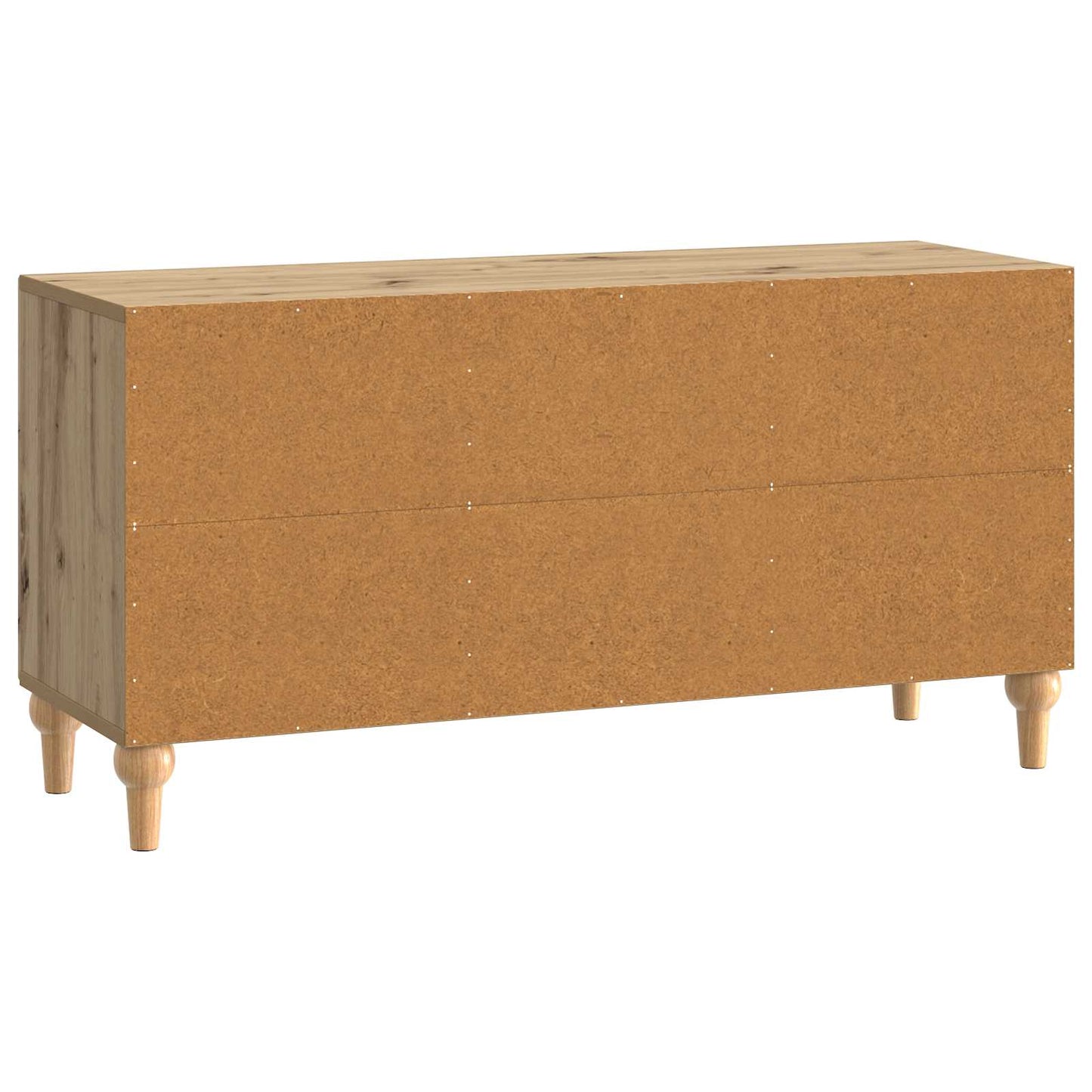 TV szekrény 99 x 34,5 x 50 cm Kézműves Tölgy Szerelt Fa