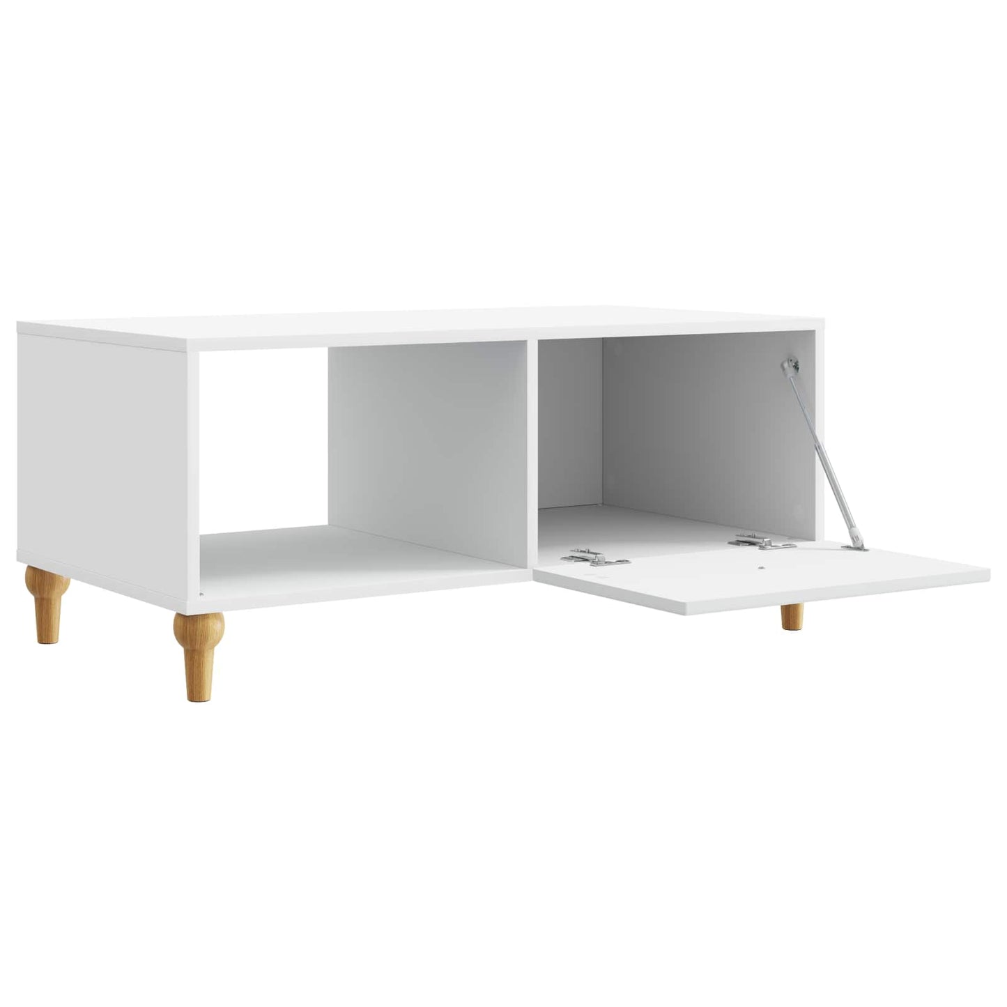 Dohányzóasztal Fehér 90 x 50 x 40 cm Szerelt Fa