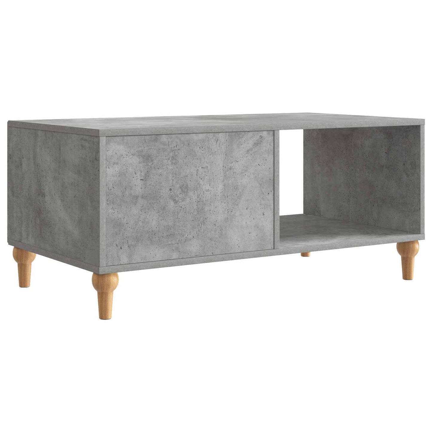 Dohányzóasztal Betonszürke 90 x 50 x 40 cm Szerelt Fa