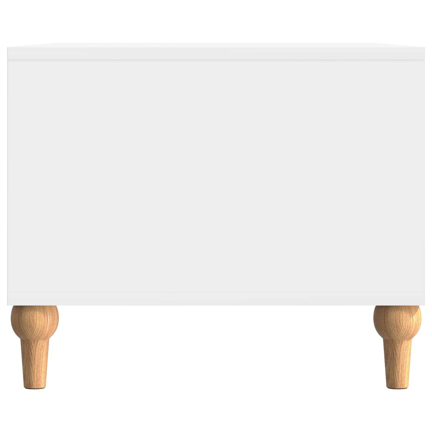 Dohányzóasztal Magasfényű Fehér 90 x 50 x 40 cm Szerelt Fa