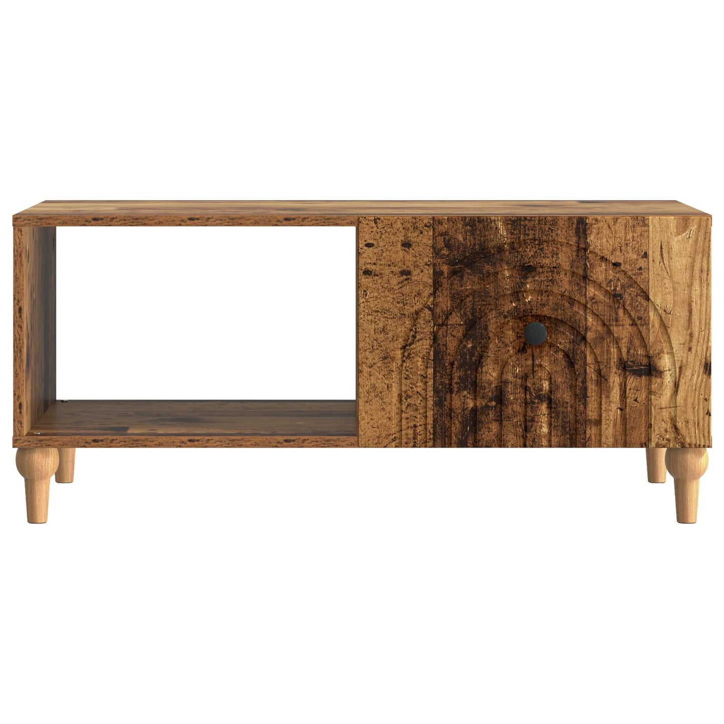 Dohányzóasztal Antik Fa 90 x 50 x 40 cm Szerelt Fa