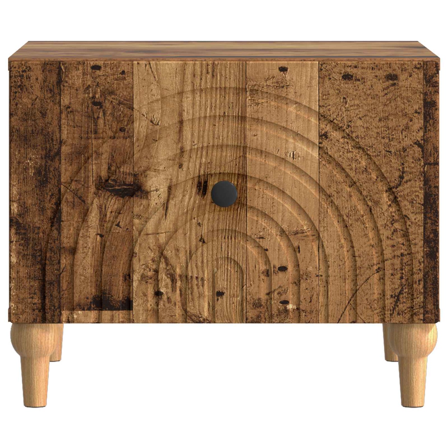 Dohányzóasztal fiókkal Antik Fa 49 x 50 x 40 cm Szerelt Fa