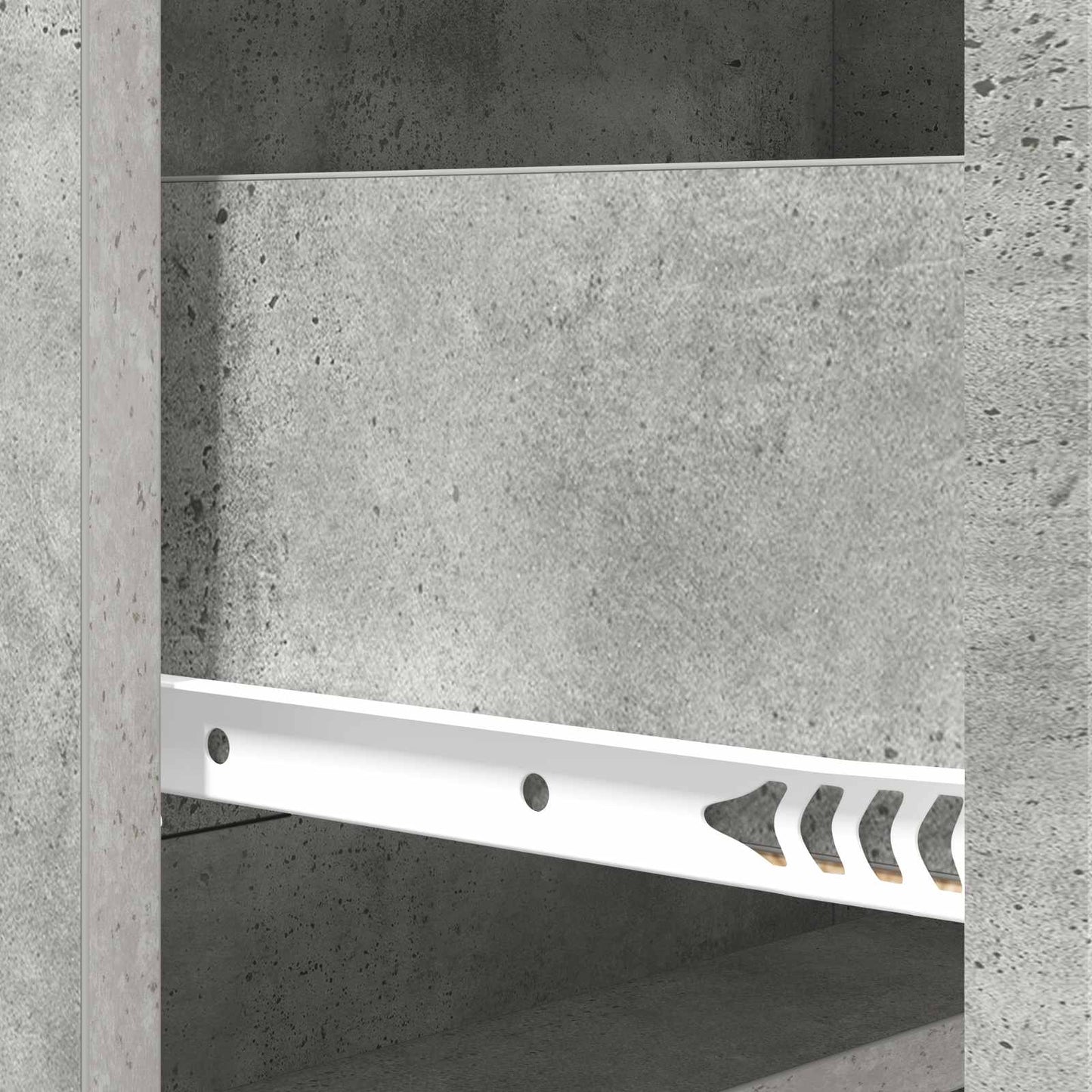 Fiókos szekrény Betonszürke 66 x 34,5 x 92 cm Szerelt Fa