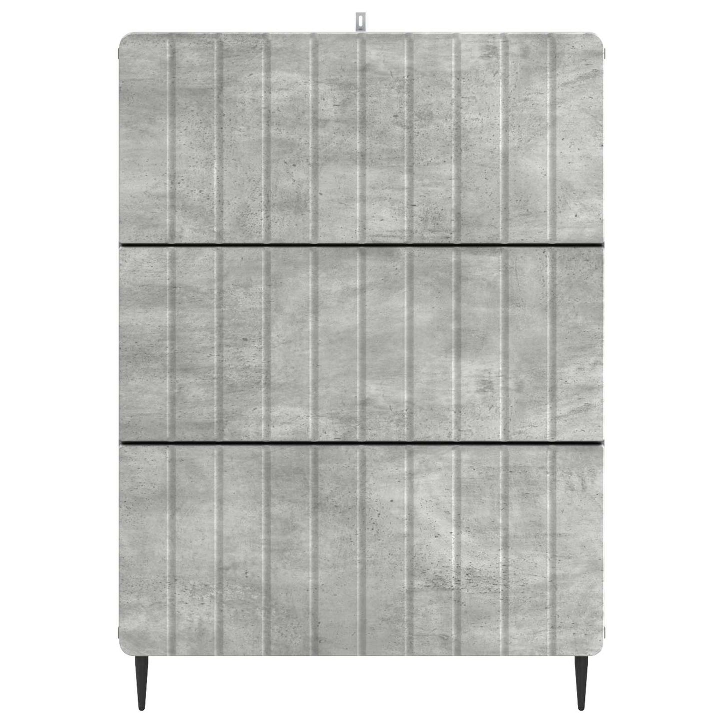 Fiókos szekrény Betonszürke 66 x 34,5 x 92 cm Szerelt Fa