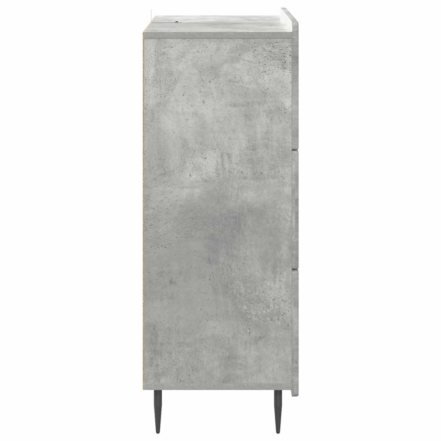 Fiókos szekrény Betonszürke 66 x 34,5 x 92 cm Szerelt Fa