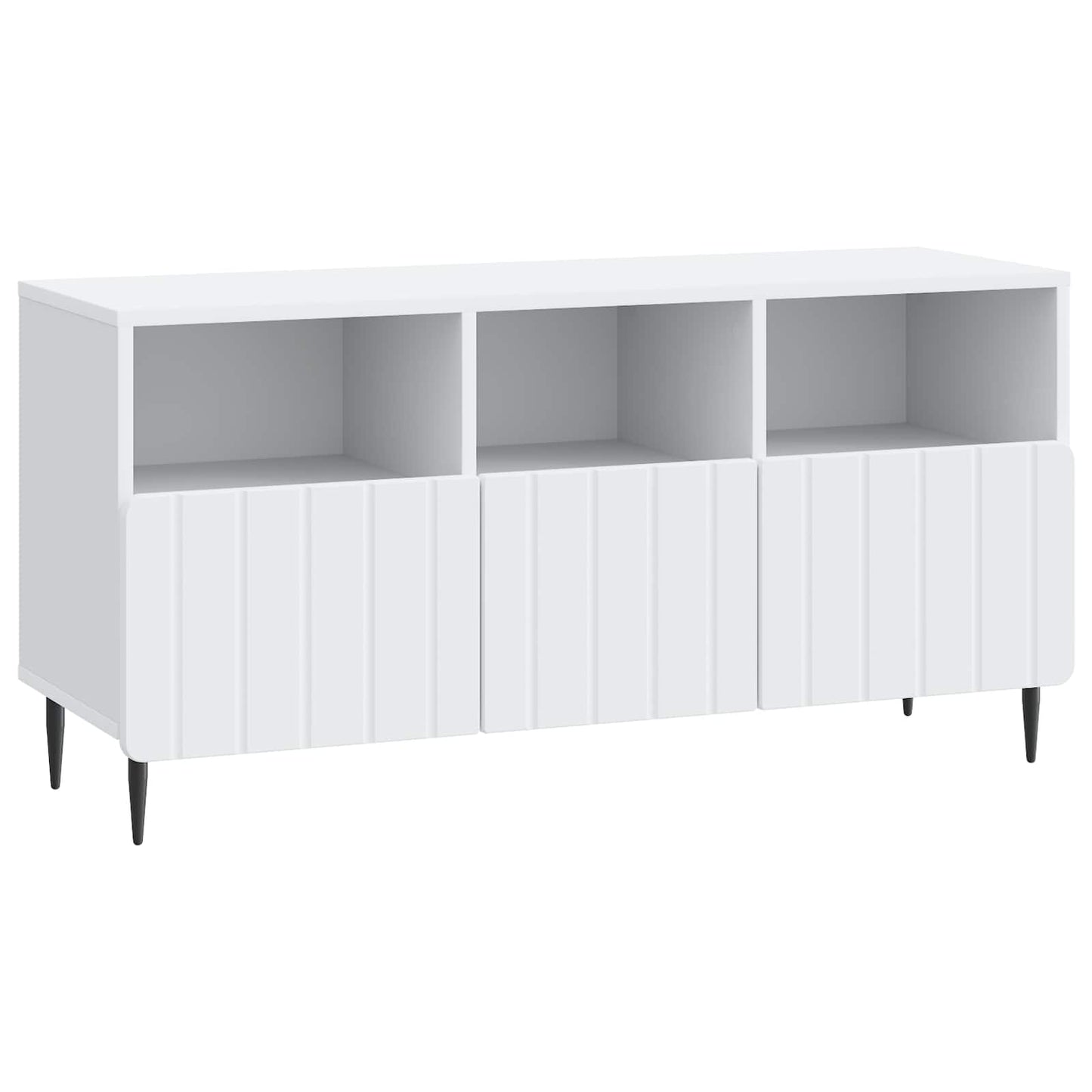 TV szekrény fiókkal Fehér 102 x 34,5 x 50 cm Szerelt Fa
