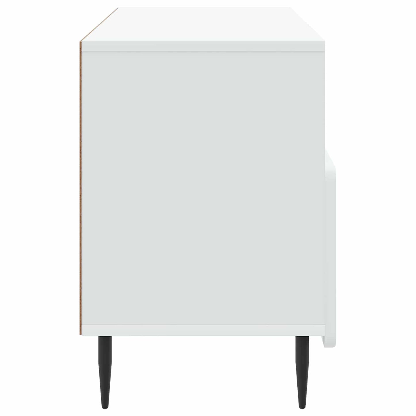 TV szekrény fiókkal Fehér 102 x 34,5 x 50 cm Szerelt Fa