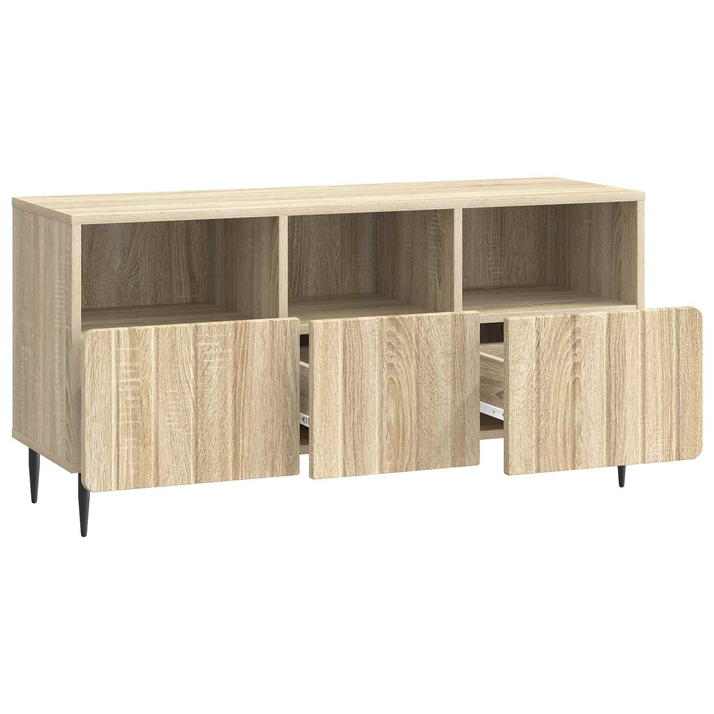 TV szekrény fiókkal Sonoma Tölgy 102 x 34,5 x 50 cm Szerelt Fa