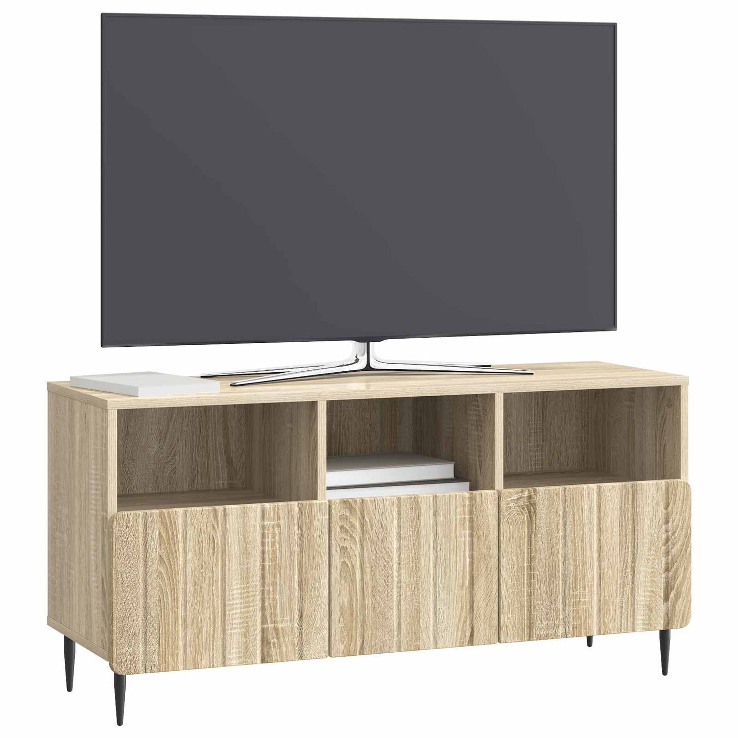 TV szekrény fiókkal Sonoma Tölgy 102 x 34,5 x 50 cm Szerelt Fa