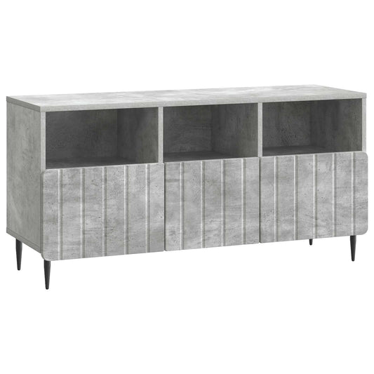 TV szekrény fiókkal Betonszürke 102 x 34,5 x 50 cm Szerelt Fa