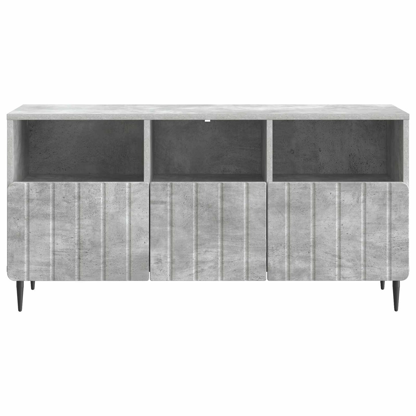 TV szekrény fiókkal Betonszürke 102 x 34,5 x 50 cm Szerelt Fa