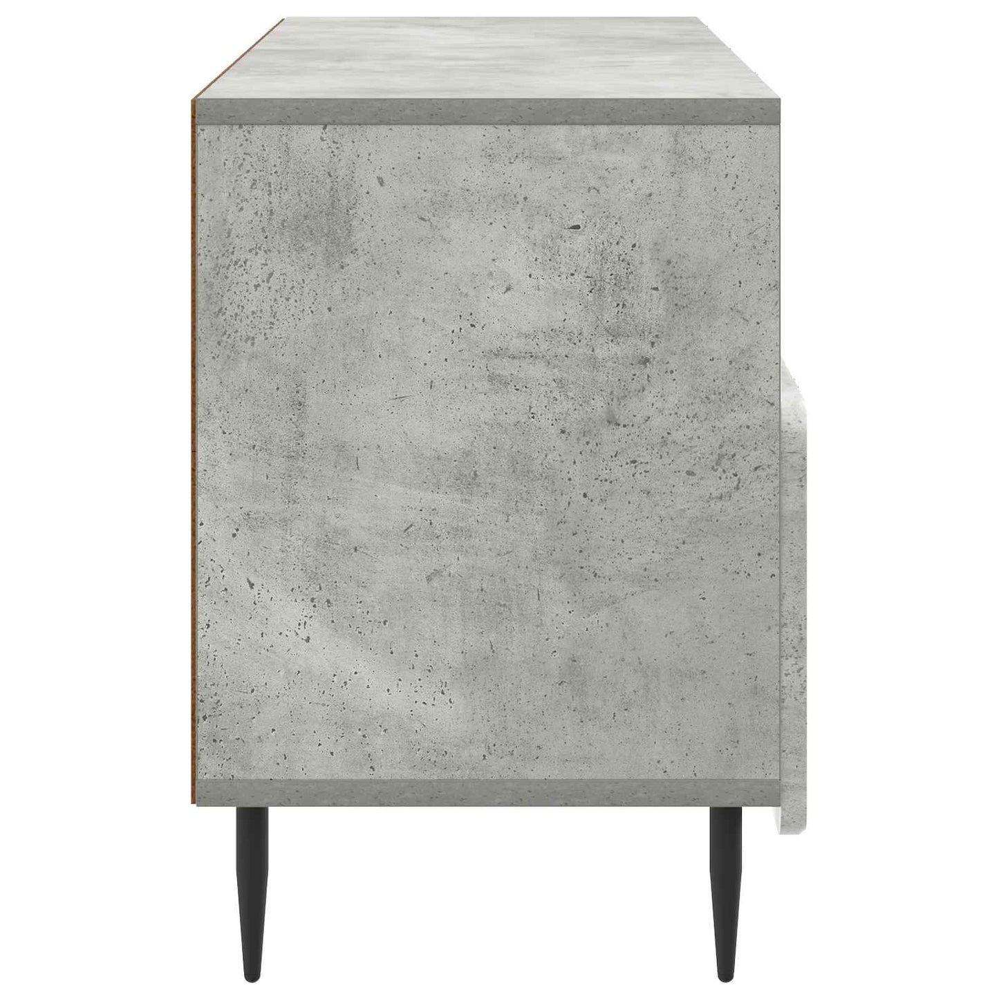 TV szekrény fiókkal Betonszürke 102 x 34,5 x 50 cm Szerelt Fa