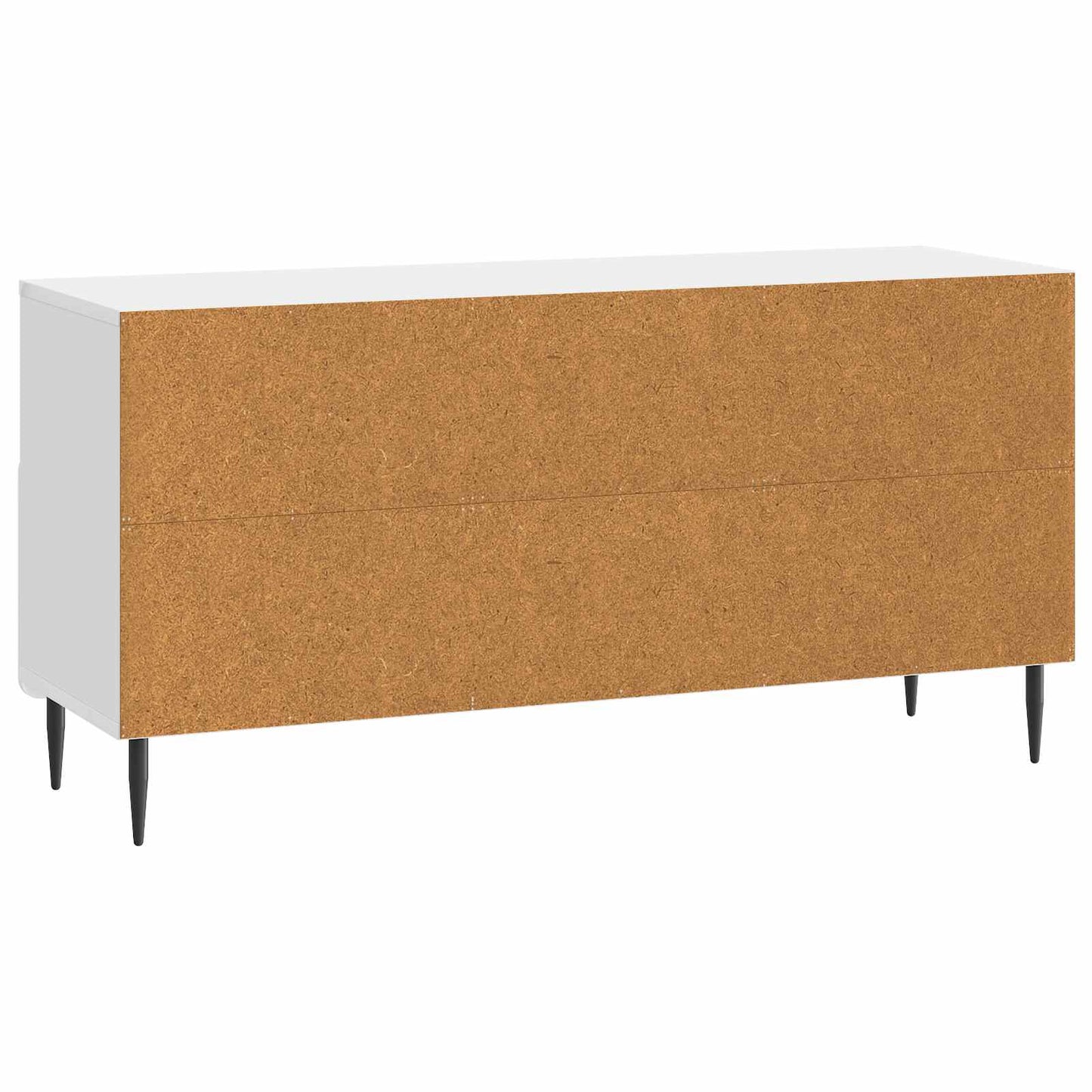 TV szekrény Magasfényű Fehér 102 x 34,5 x 50 cm Szerelt Fa