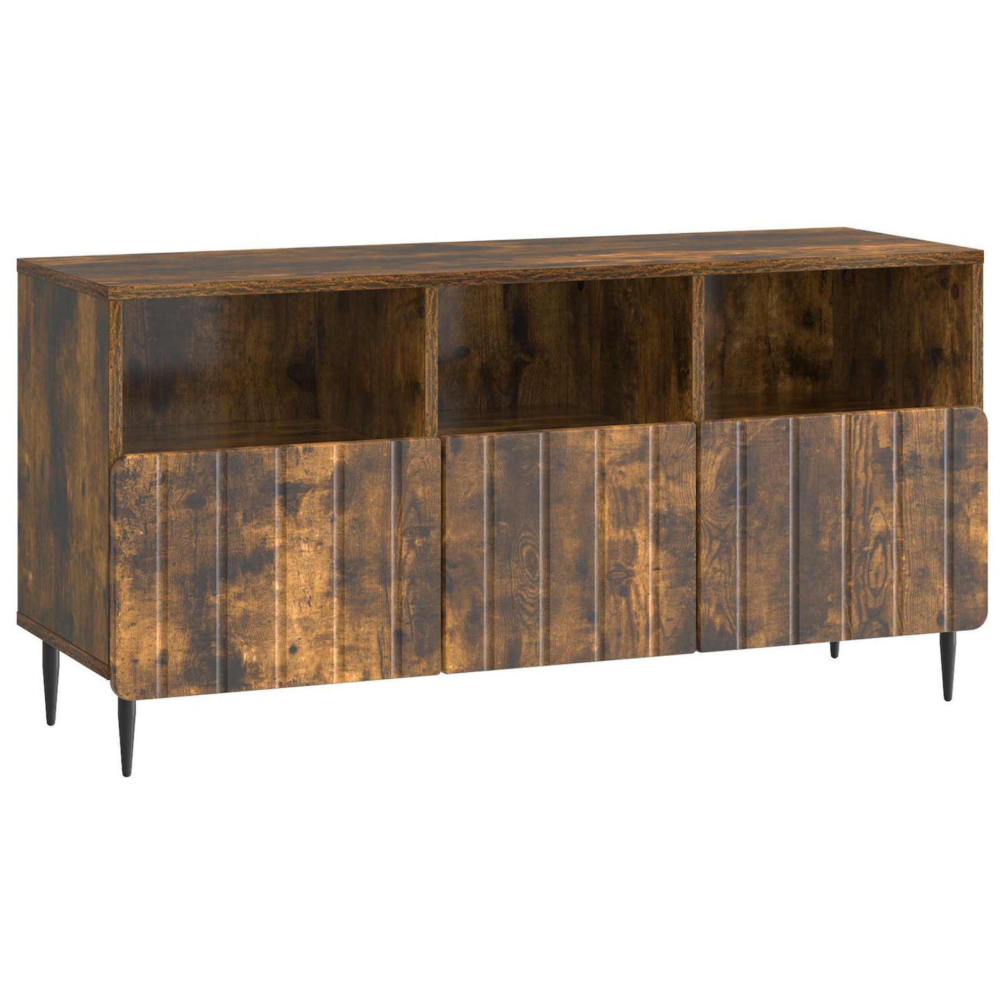 TV szekrény fiókkal Füstös Tölgy 102 x 34,5 x 50 cm Szerelt Fa
