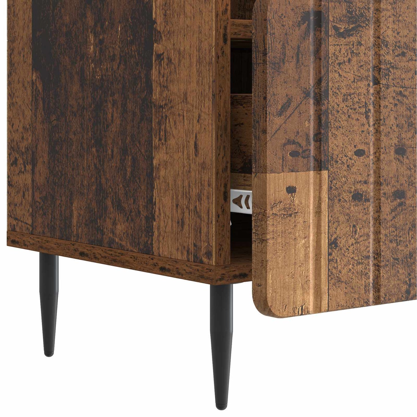 TV szekrény fiókkal Antik Fa 102 x 34,5 x 50 cm Szerelt Fa