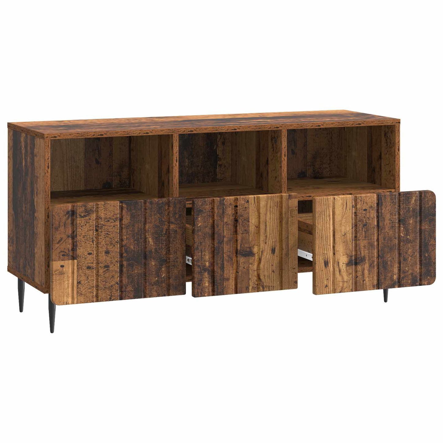 TV szekrény fiókkal Antik Fa 102 x 34,5 x 50 cm Szerelt Fa
