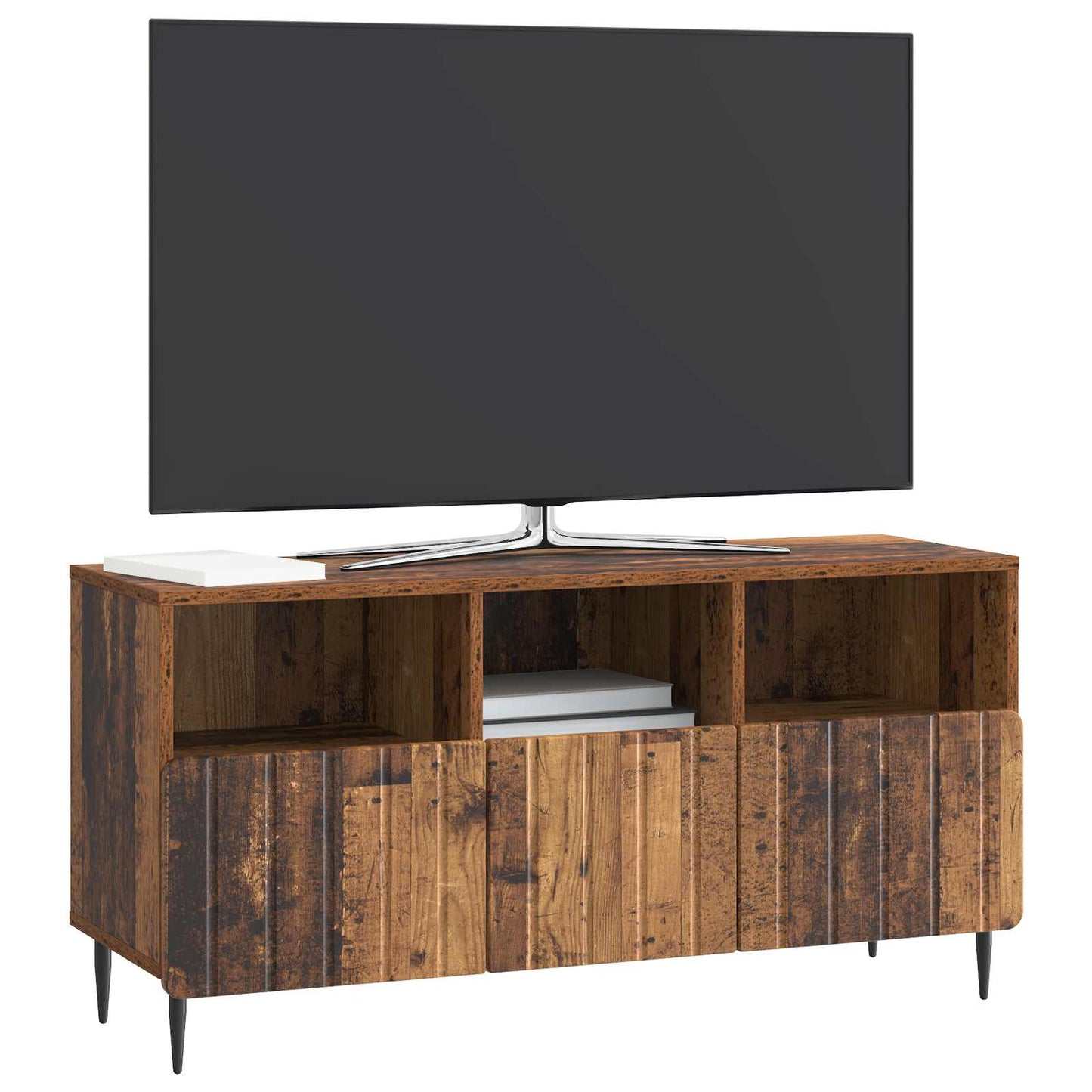 TV szekrény fiókkal Antik Fa 102 x 34,5 x 50 cm Szerelt Fa