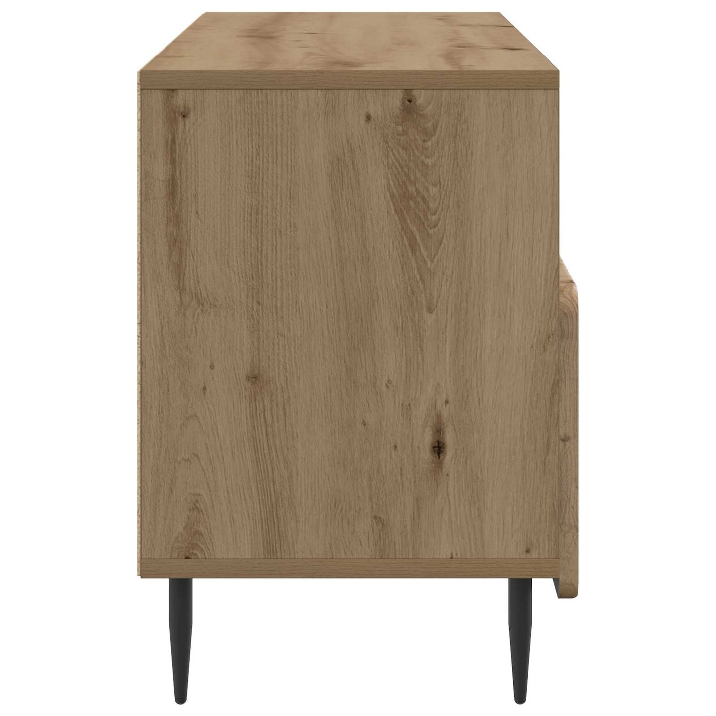 TV szekrény 102 x 34,5 x 50 cm Kézműves Tölgy Szerelt Fa