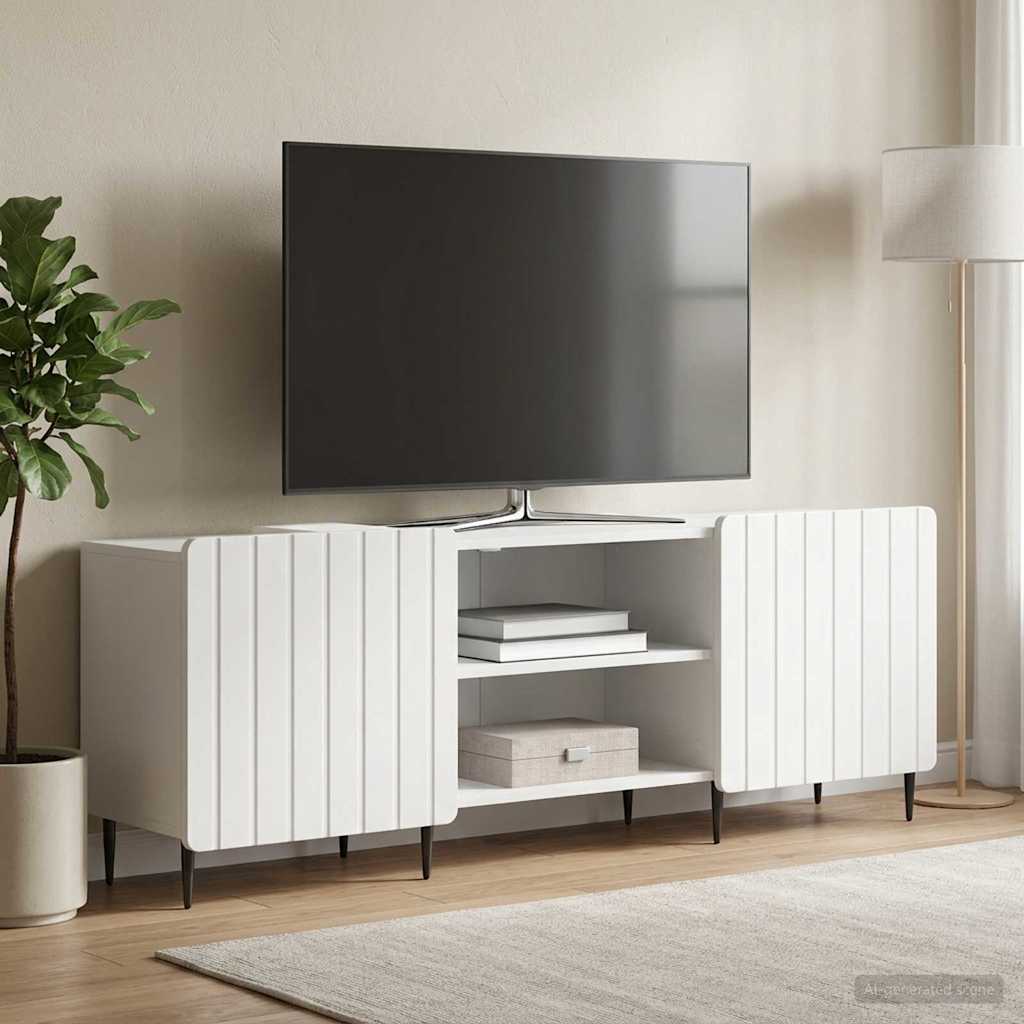 TV szekrény Fehér 150 x 31 x 52 cm Szerelt Fa