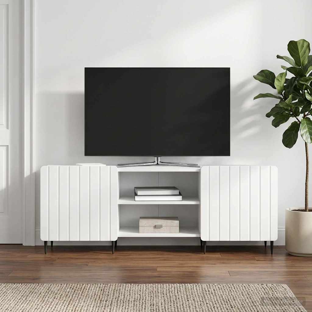 TV szekrény Fehér 150 x 31 x 52 cm Szerelt Fa