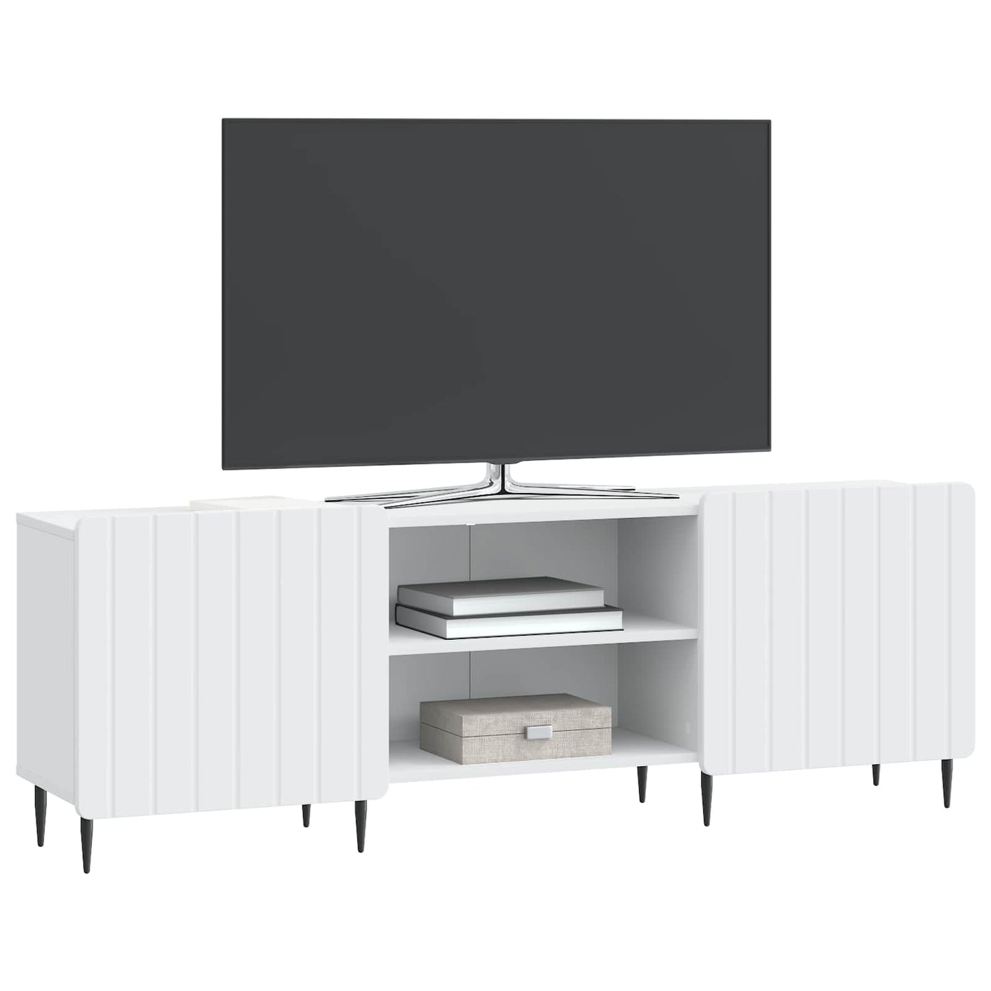 TV szekrény Fehér 150 x 31 x 52 cm Szerelt Fa