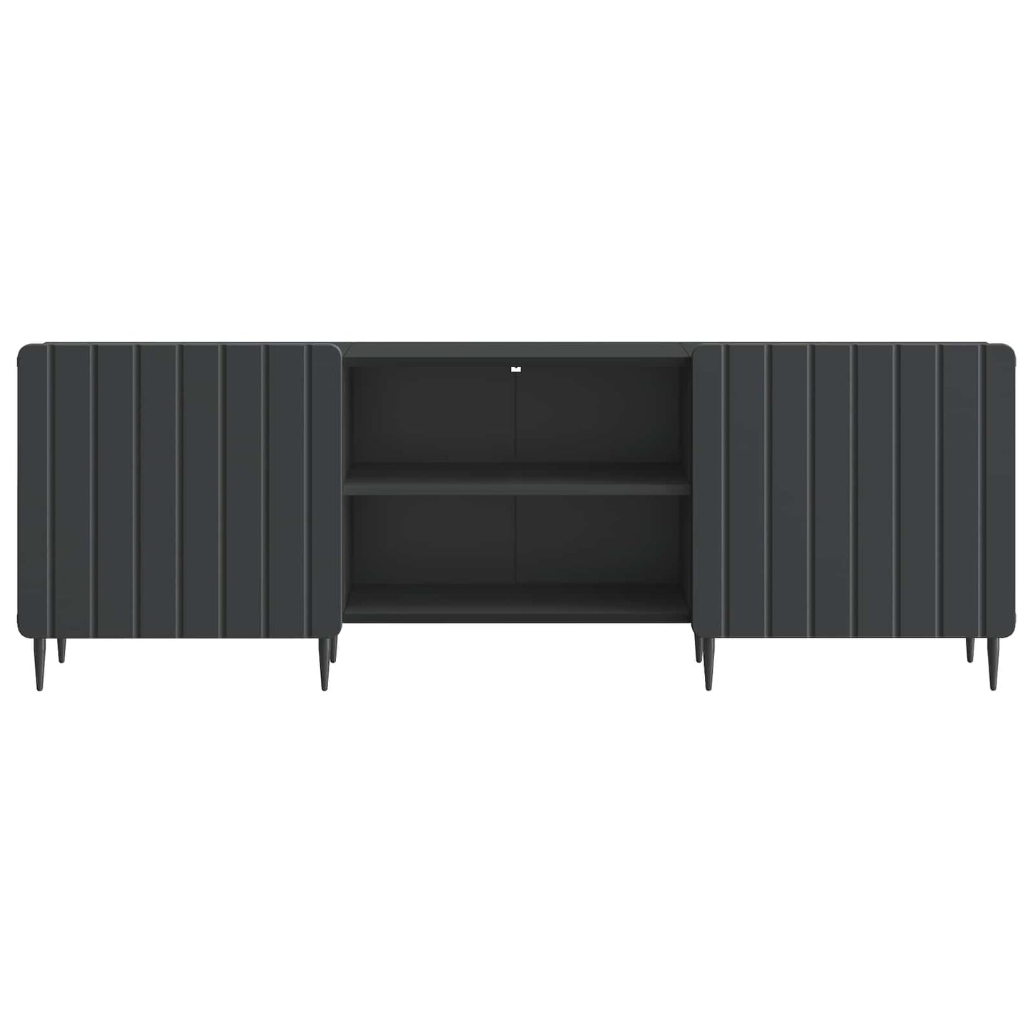 TV szekrény Fekete 150 x 31 x 52 cm Szerelt Fa